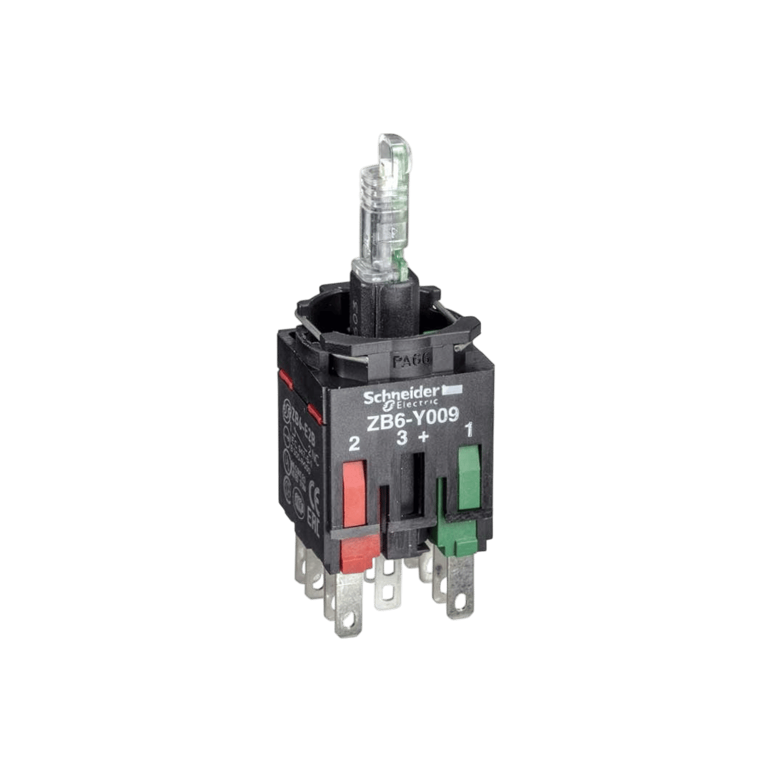 Schneider ZB6ZB55B Işıklı Buton Kontak Bloğu 1NO 230V Harmony XB6 Serisi