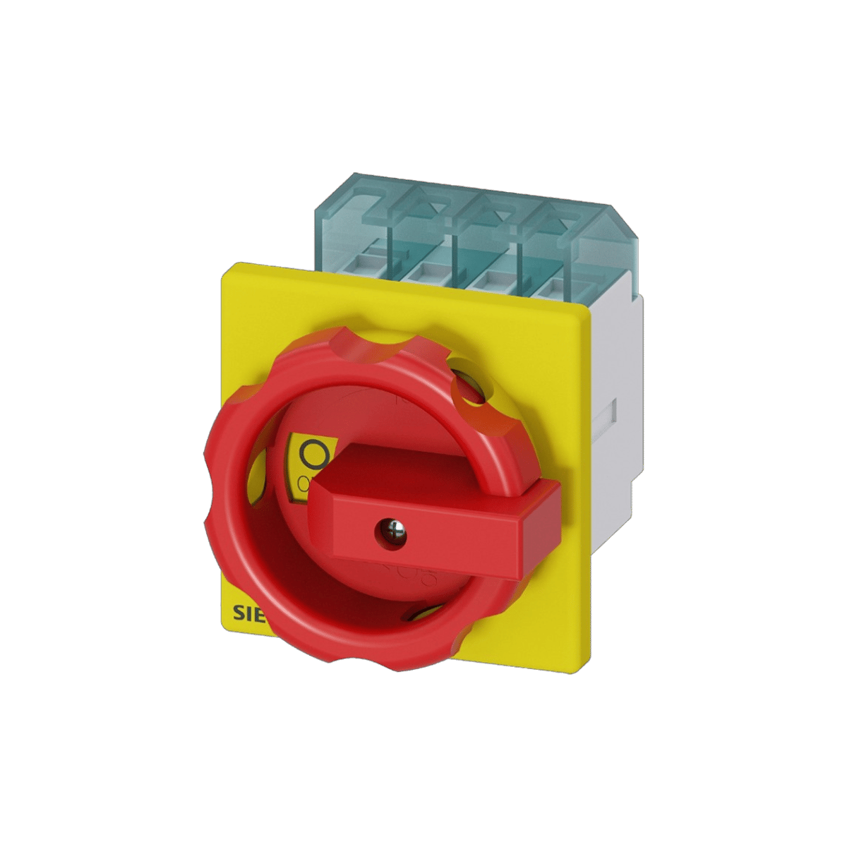 Siemens 3LD2203-0TK53 32A 3P Sarı-Kırmızı Önden Acil Stop Şalteri