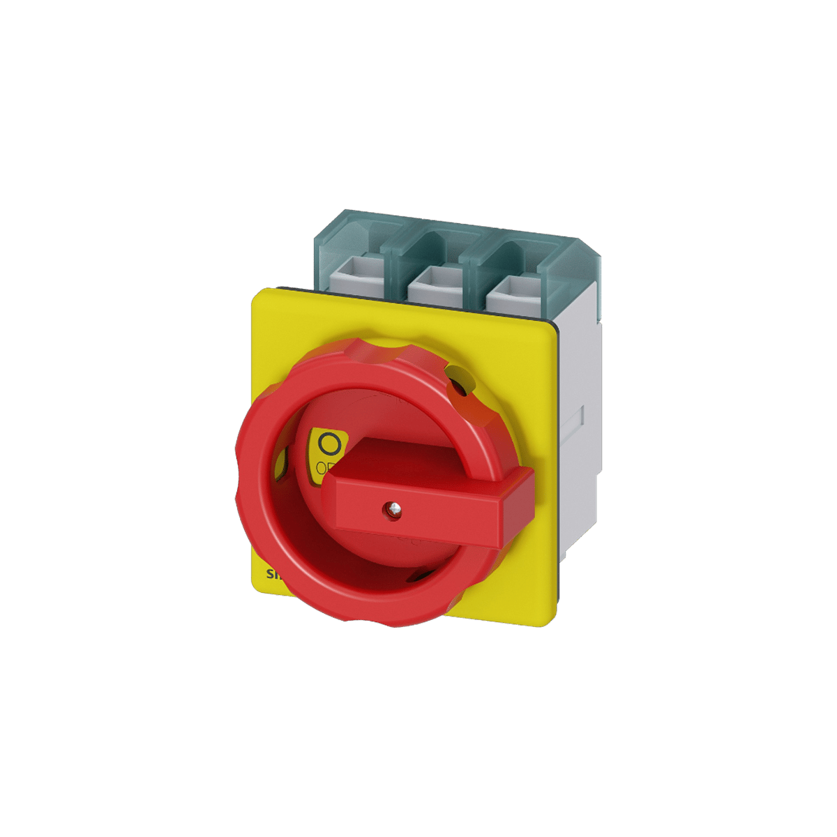 Siemens 3LD2804-0TK53 125A 3P Sarı-Kırmızı Önden Acil Stop Şalteri