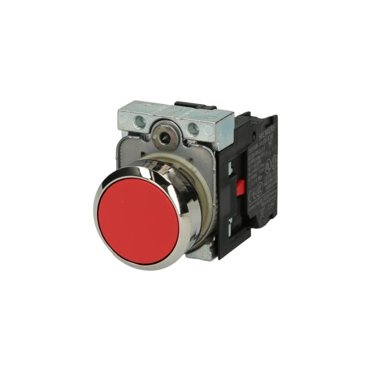 Siemens 3SB6160-0AB20-1CA0 - 22MM 1NC YAY DÖNÜŞLÜ METAL KIRMIZI BUTON 