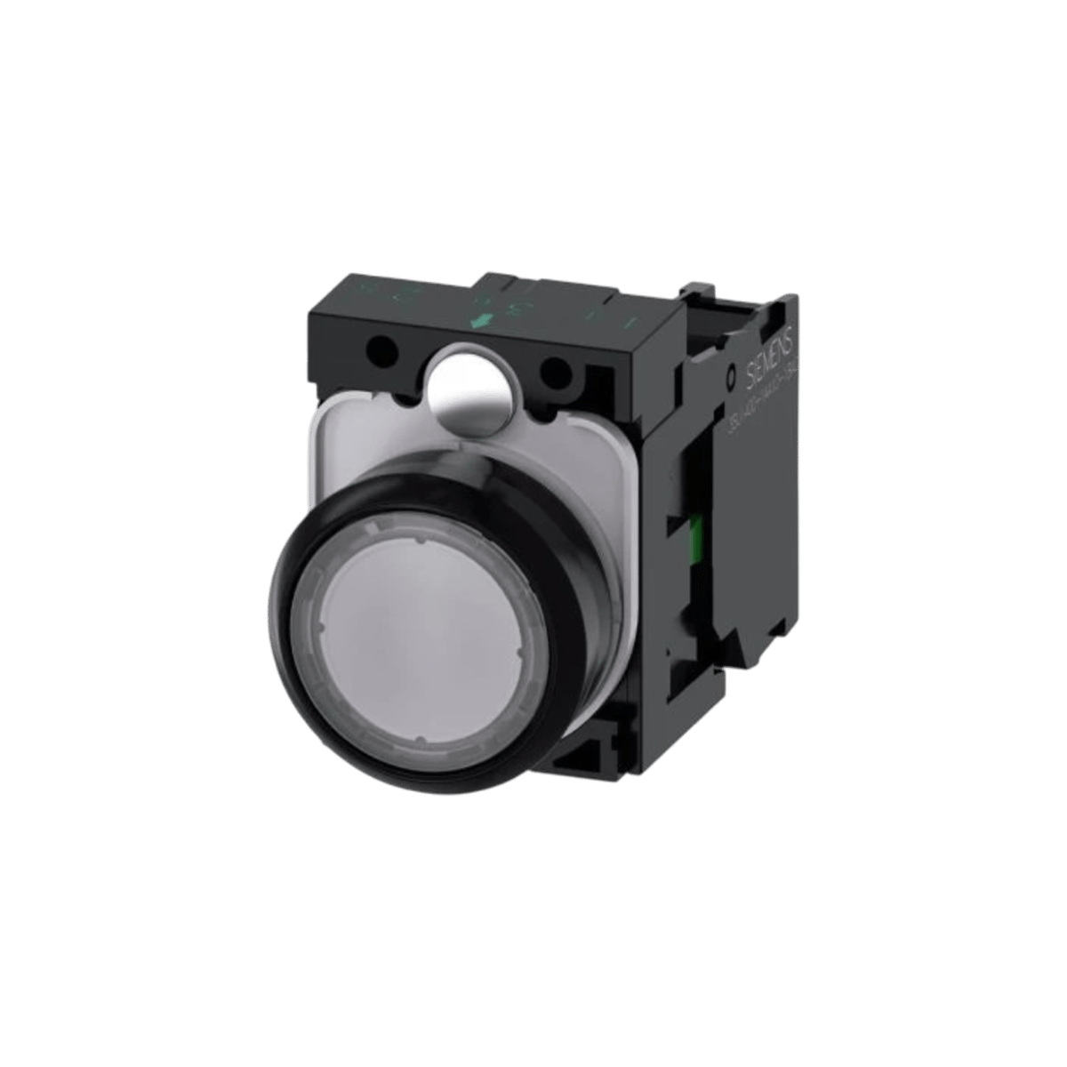 Siemens 3SU1100-0AB70-1BA0 - 22MM PLASTİK RENKSİZ 1NO YAY DÖNÜŞLÜ BUTON