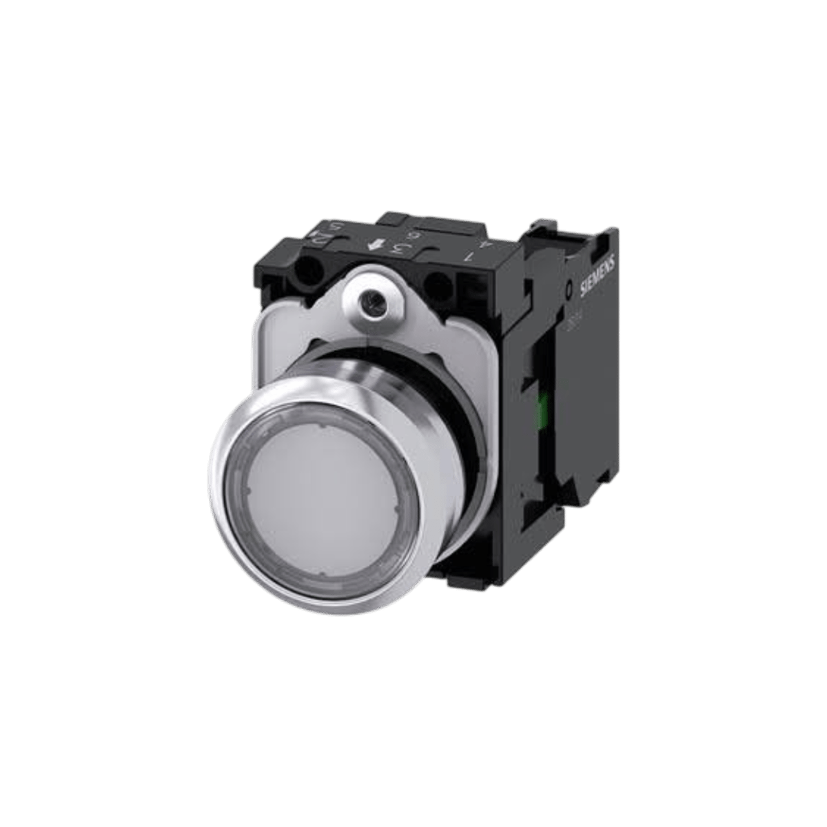 Siemens 3SU1150-0AB70-1BA0 - 22MM METAL RENKSİZ 1NO YAY DÖNÜŞLÜ BUTON