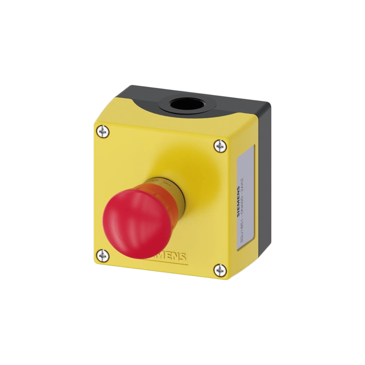 Siemens 3SU1851-0NA00-2AA2 - METAL BOŞ KUTU 1 DELİKLİ SARI