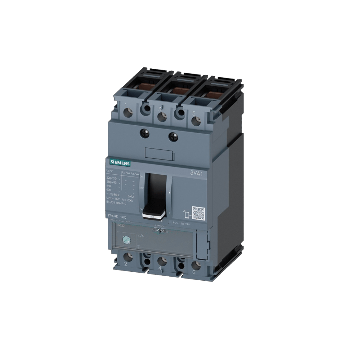 Siemens 3VA1132-4EE36-0AA0 - 3VA1 3P 50A 36kA TM220 MCCB