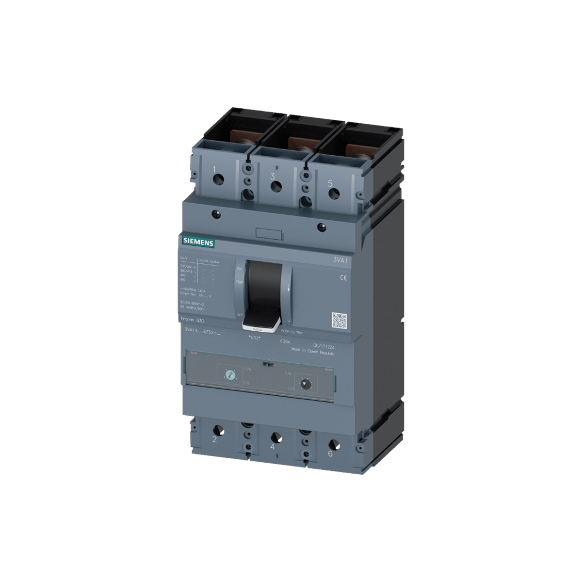 Siemens 3VA1450-4EF32-0AA0 - 3VA14 350-500A TM240 36KA 3P ŞALTER