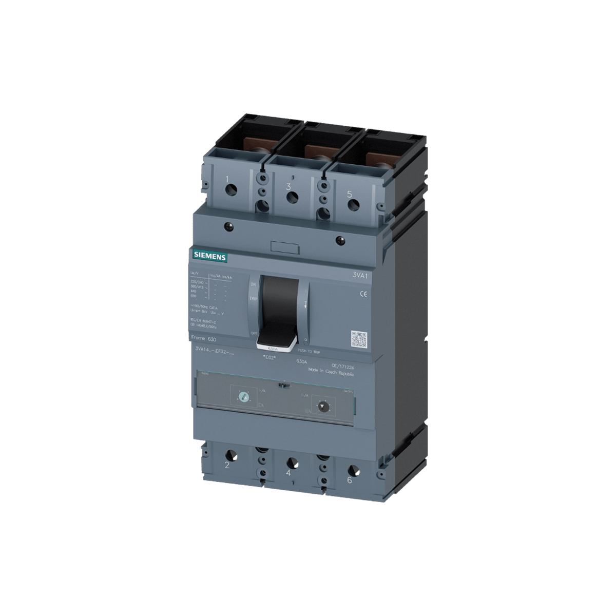 Siemens 3VA1450-5EF32-0AA0 - 3VA14 350-500A TM240 55KA 3P ŞALTER