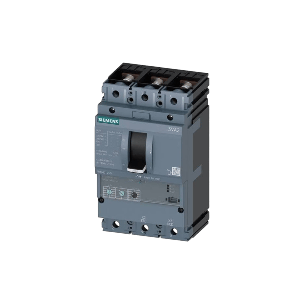 Siemens 3VA2463-4HL32-0AA0 - 3VA24 250-630A ETU320 36KA 3P ŞALTER