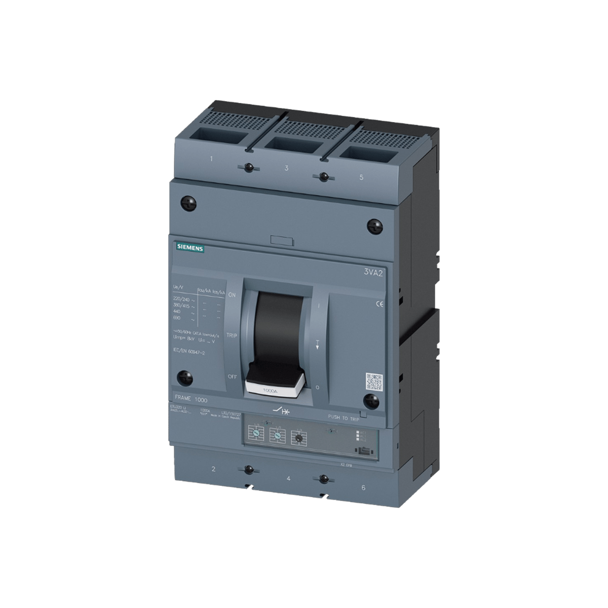Siemens 3VA2580-5HL32-0AA0 - 3VA25 320-800A ETU320 55KA 3P ŞALTER