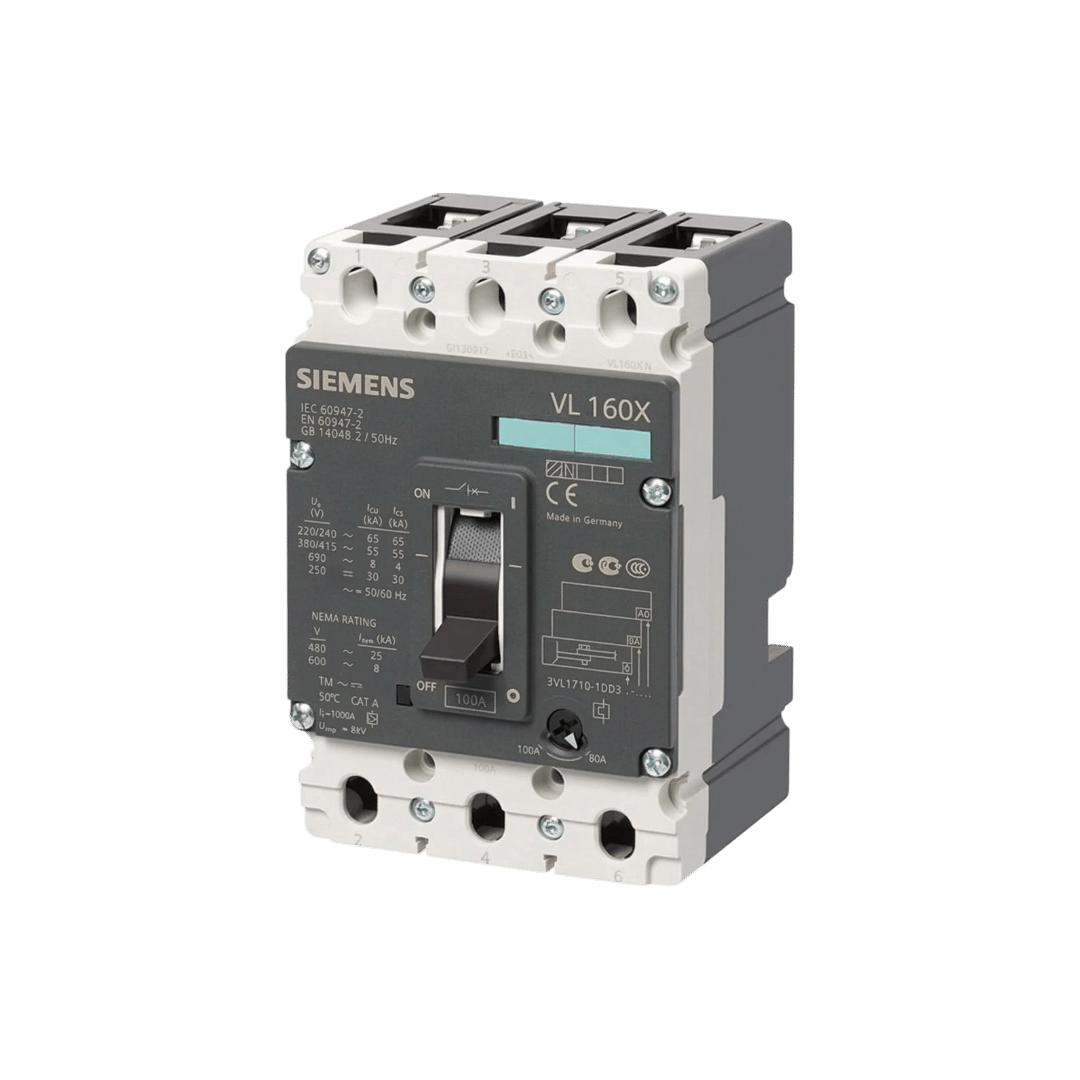 Siemens 3VL1706-1DD33-0AA0 Kompakt Tip Termik Manyetik Güç Şalter
