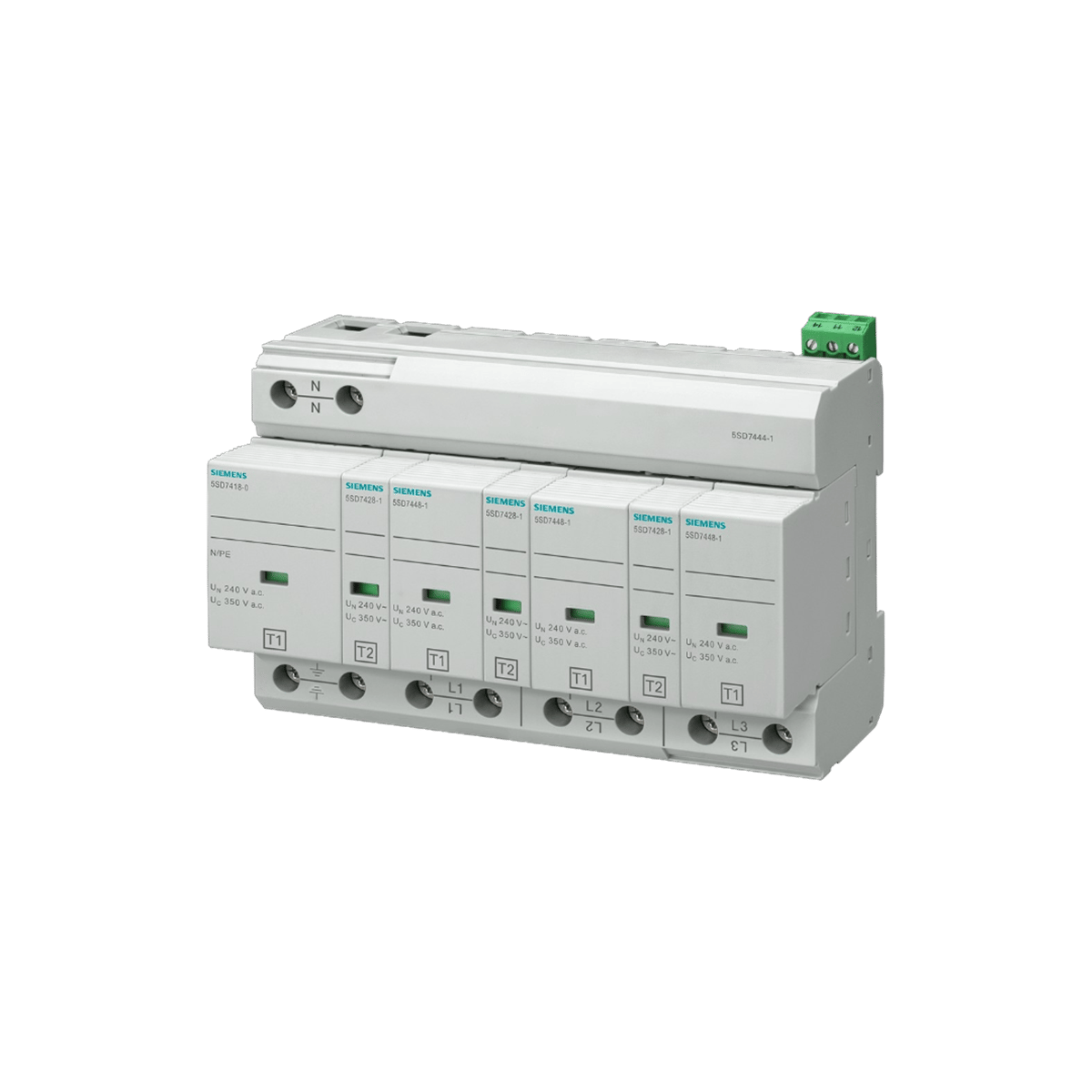 Siemens 5SD7444-1 - B+C SINIFI 4 KUTUP TT VE TN-S PARAFUDR