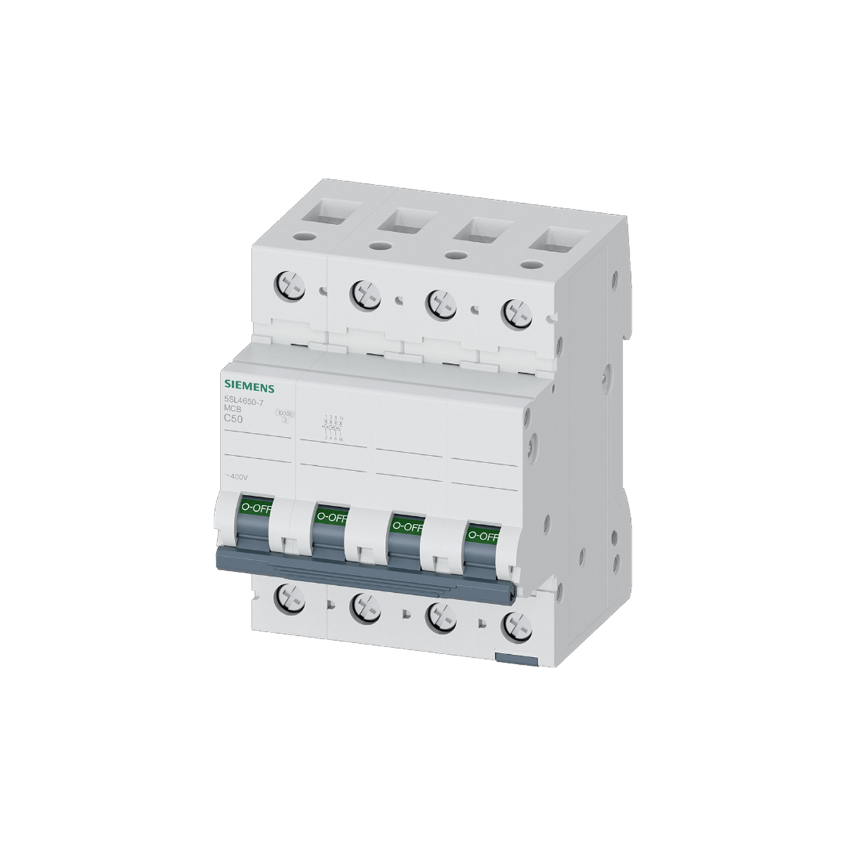 Siemens 5SL4250-7 - 50A 2 KUTUP 10KA C TİPİ OTOMATİK SİGORTA
