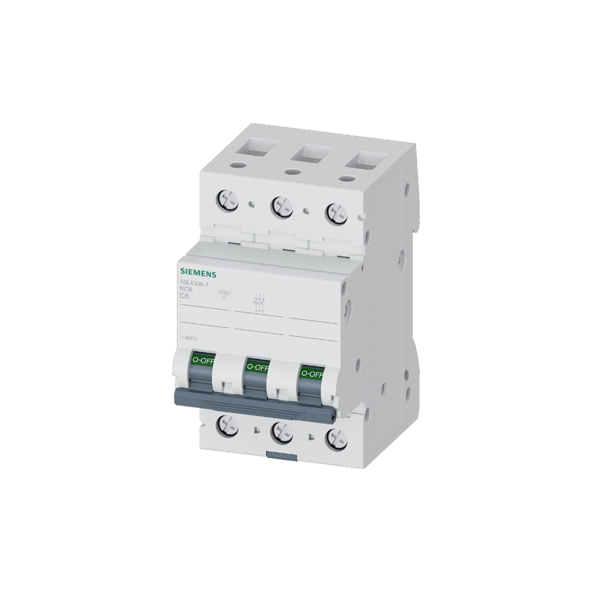 Siemens 5SL4306-7 - 6A 3 KUTUP 10KA C TİPİ OTOMATİK SİGORTA