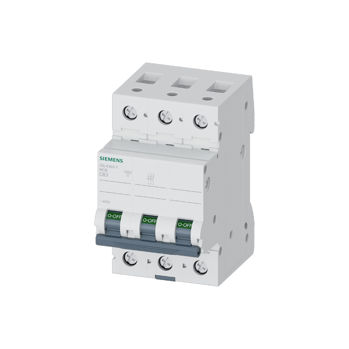 Siemens 5SL4363-7 - 63A 3 KUTUP 10KA C TİPİ OTOMATİK SİGORTA