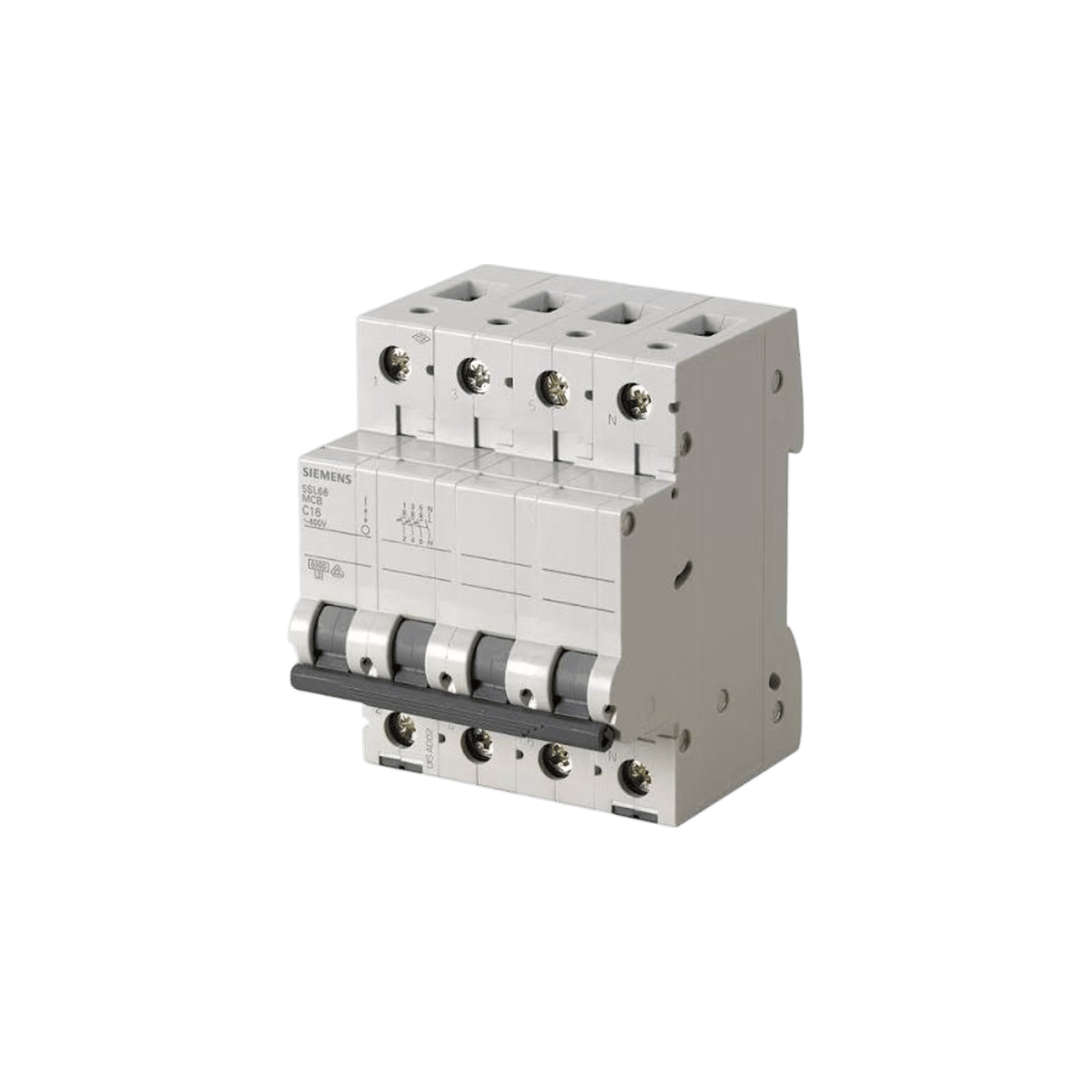 Siemens 5SL6608-7YA - 8A 4 KUTUP 6KA C TİPİ OTOMATİK SİGORTA