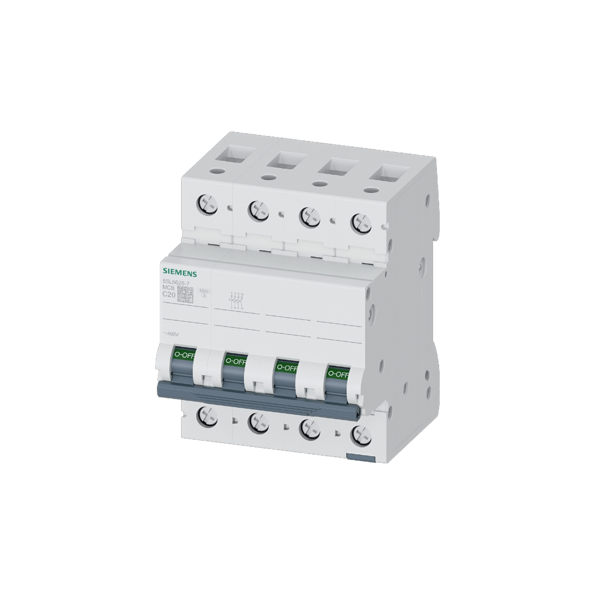 Siemens 5SL6620-7 - 20A 3+N 6KA C TİPİ OTOMATİK SİGORTA