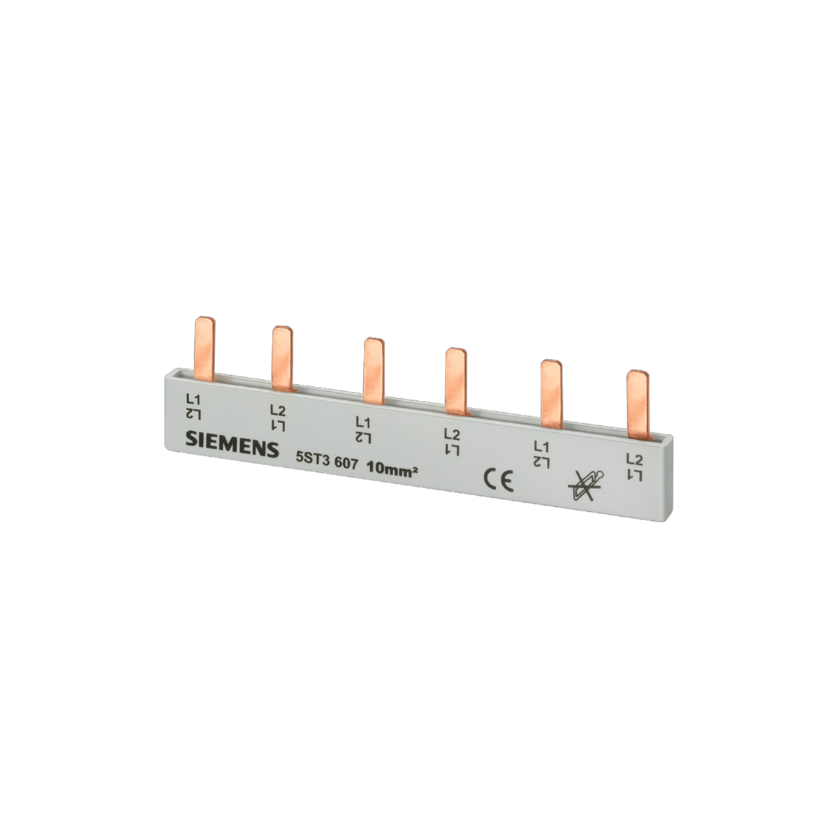Siemens 5ST3706 - Müşterek Bara 2 Faz + 1 Yardımcı Kontak