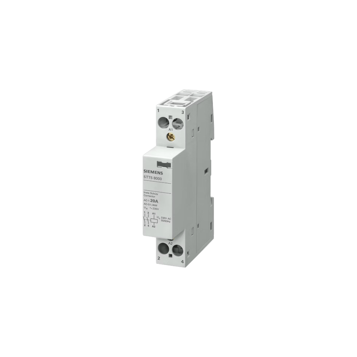 Siemens 5TT5801-0 20A 1NO+1NC Sessiz Kontaktör