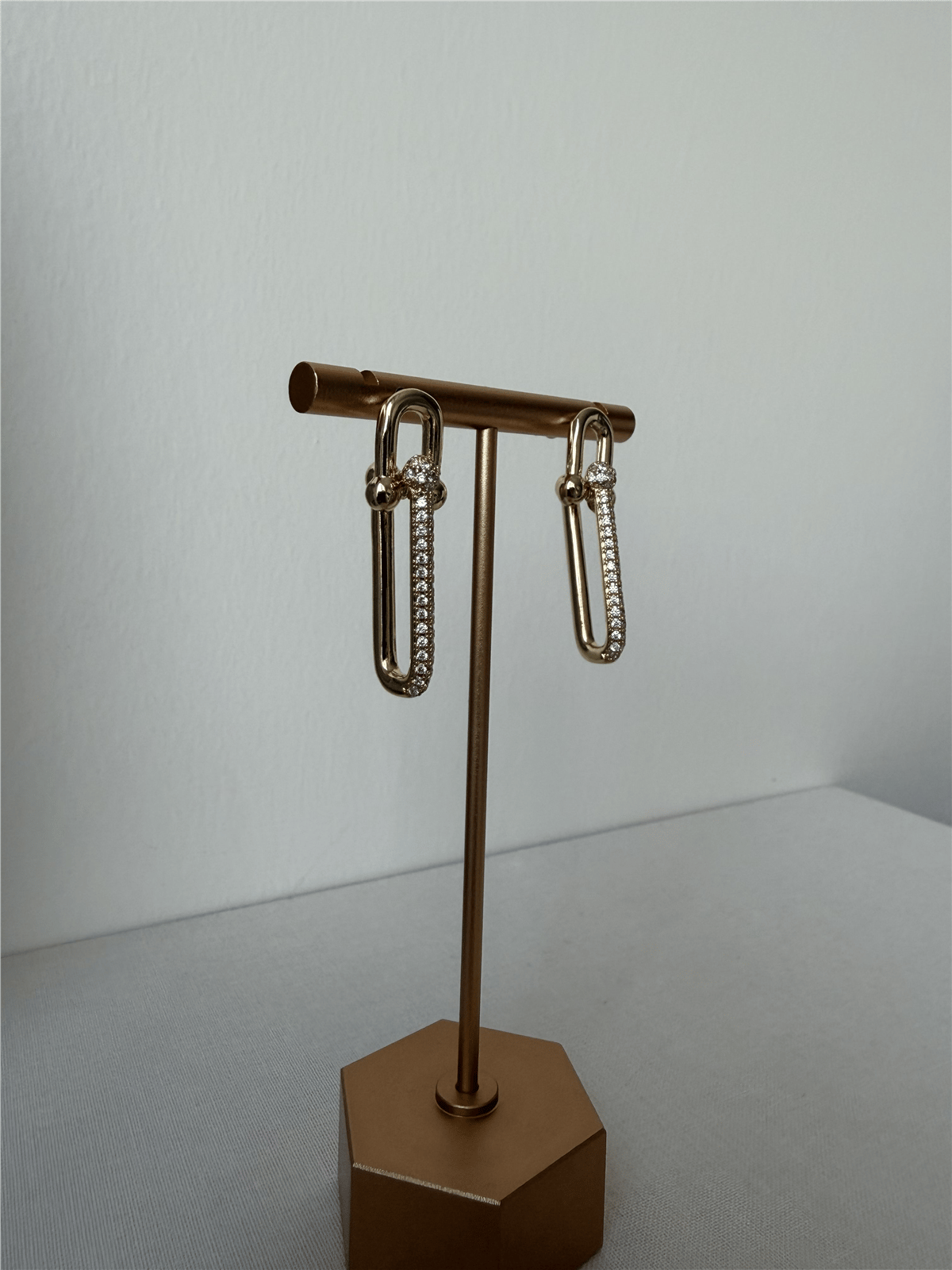 Çelik Marka Model Tffny Küpe Gold