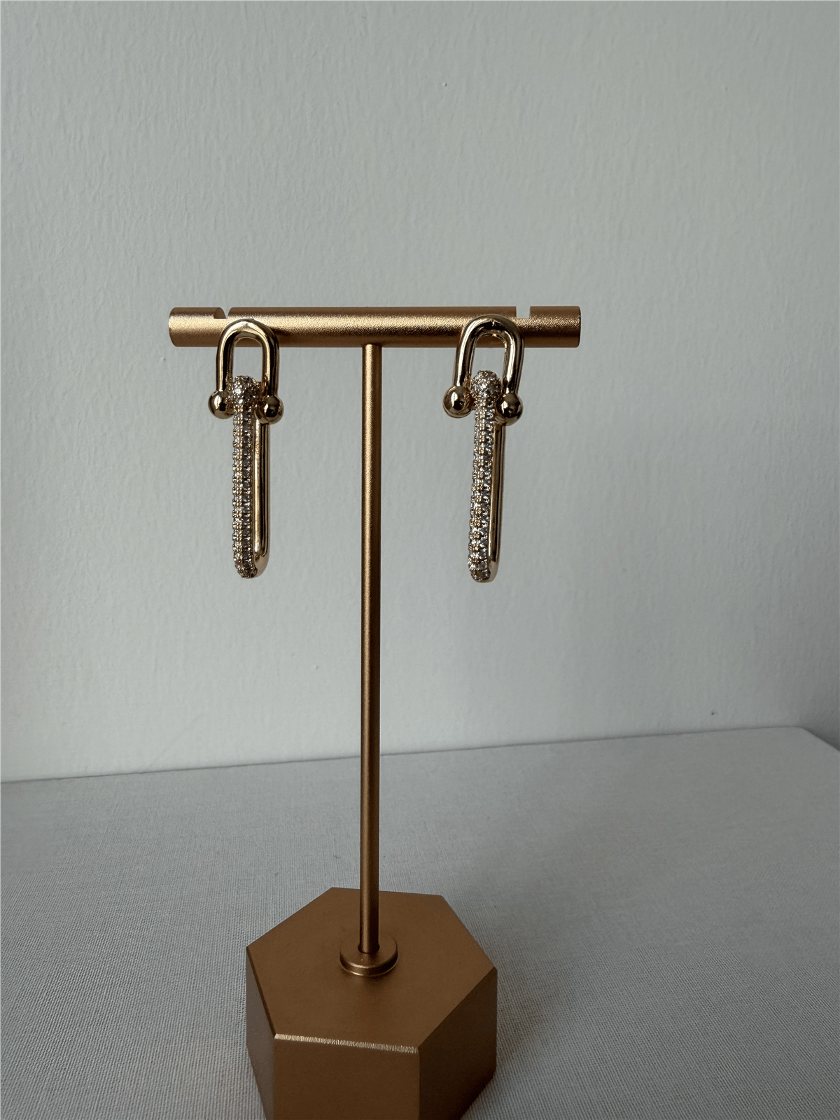Çelik Marka Model Tffny Küpe Gold