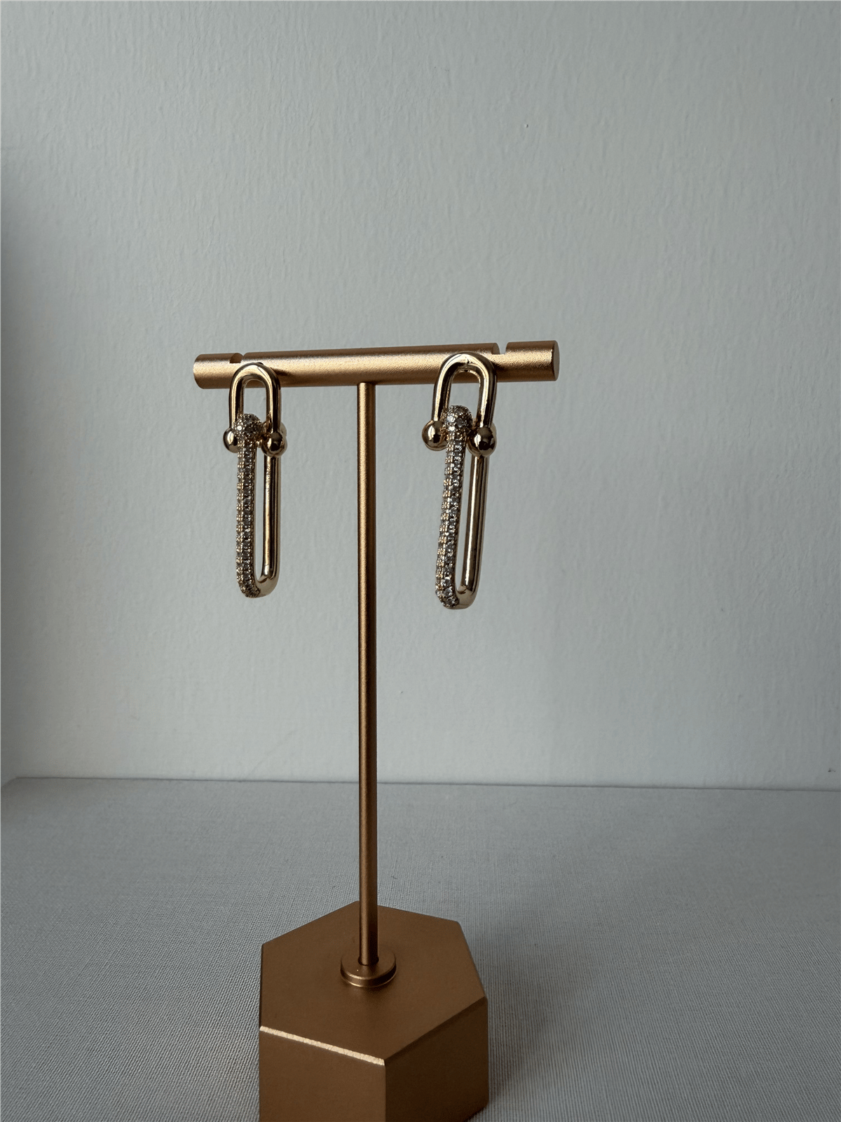 Çelik Marka Model Tffny Küpe Gold