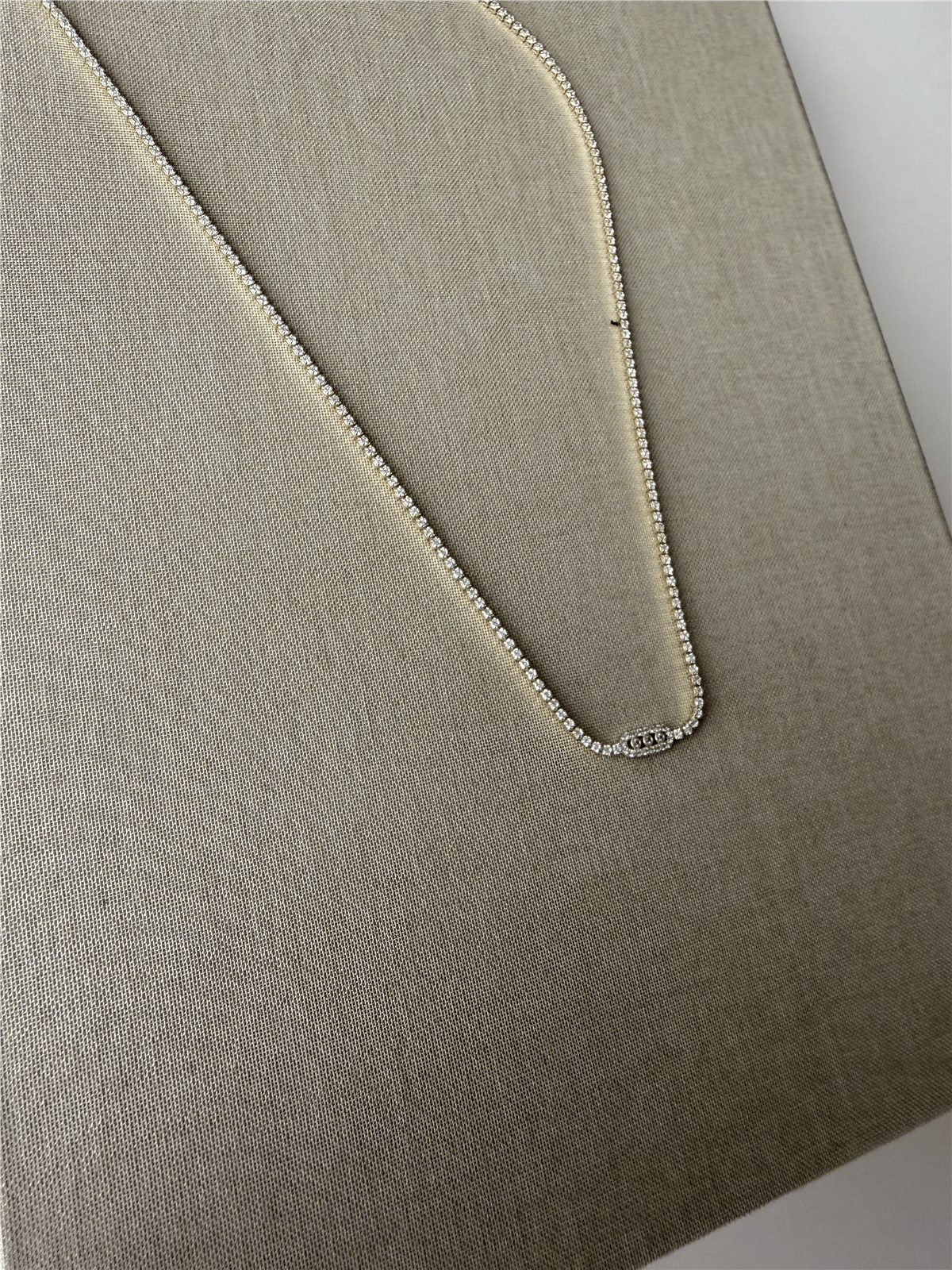 Marka Model Vip Zirkon Taşlı Kolye Gold