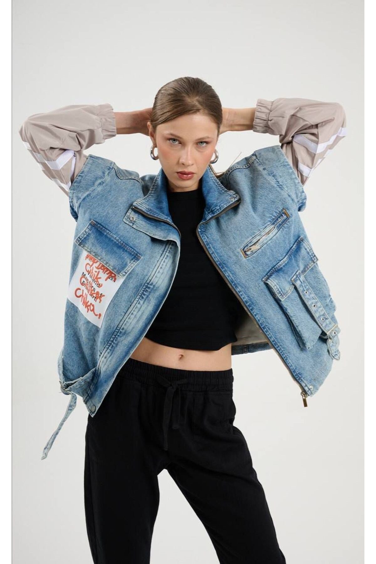 Chika Mix Denim Ceket