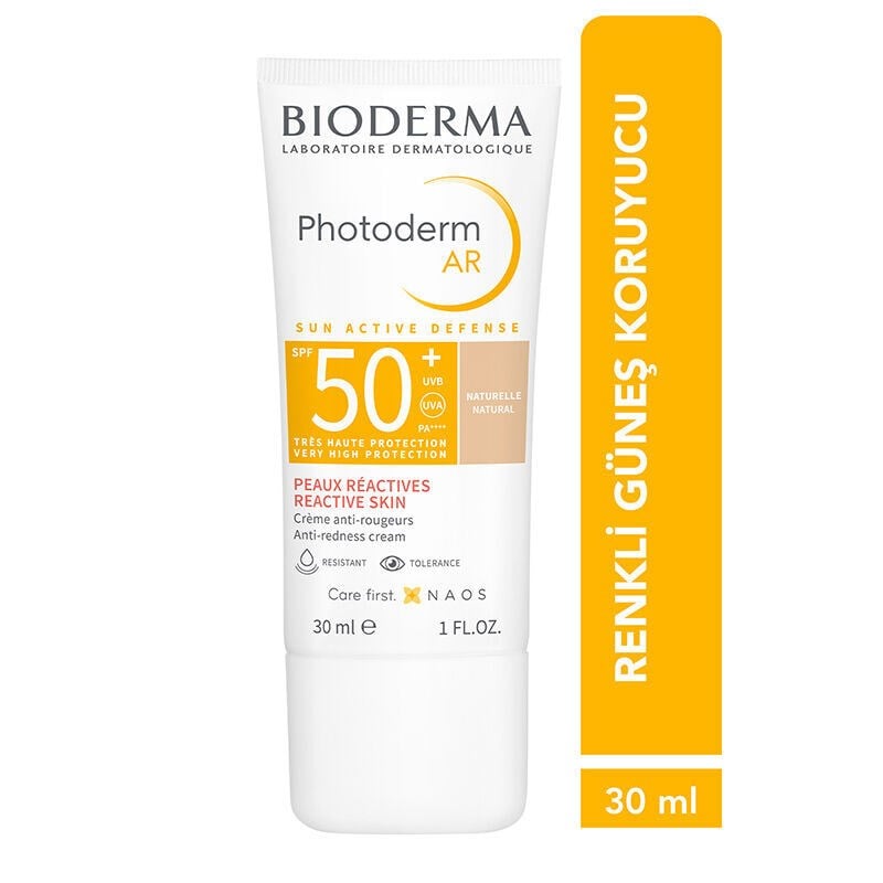 Bioderma Photoderm AR Hassas Ciltler İçin Renkli Natural SPF50+ Güneş Kremi 40 ml