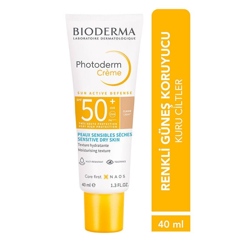 Bioderma Photoderm Claire Light Kuru Ciltler İçin SPF50+ Güneş Kremi 40 ml