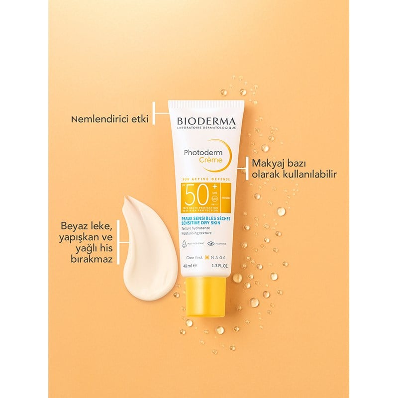Bioderma Photoderm Kuru Ciltler İçin SPF50+ Güneş Kremi 40 ml
