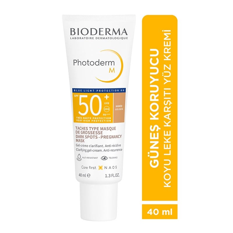 Bioderma Photoderm M Max Cream Golden Yaşlanma Karşıtı SPF50+ Güneş Kremi 40 ml