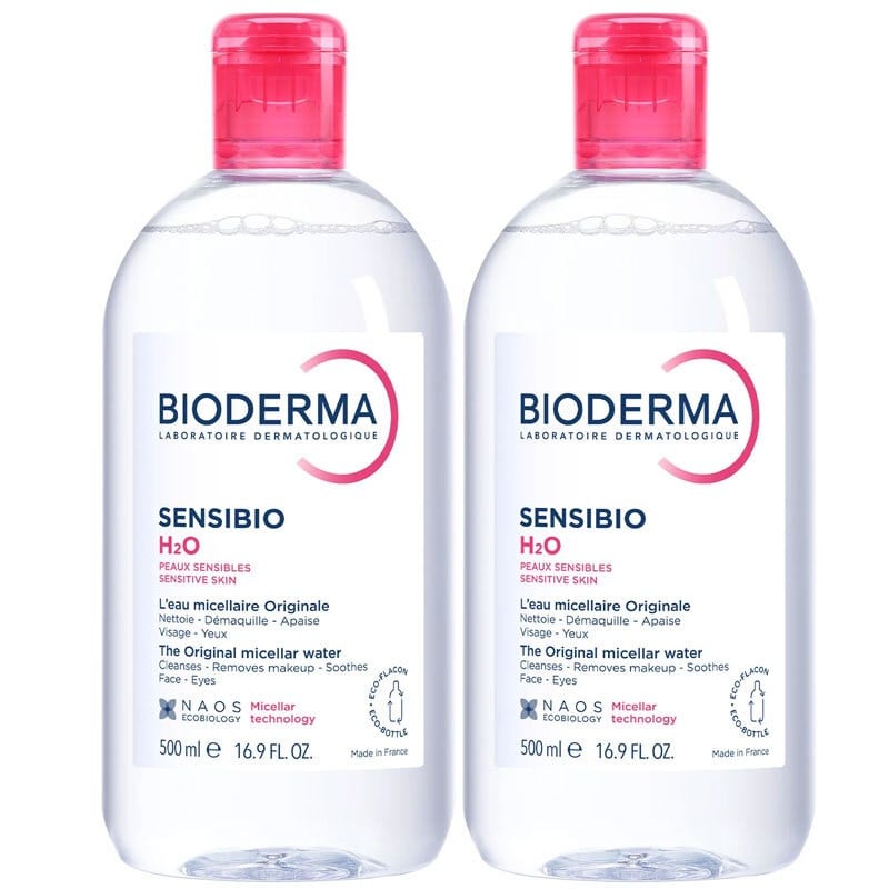 Bioderma Sensibio H2O 500 ml Yüz Temizleme Suyu 2'li Paket