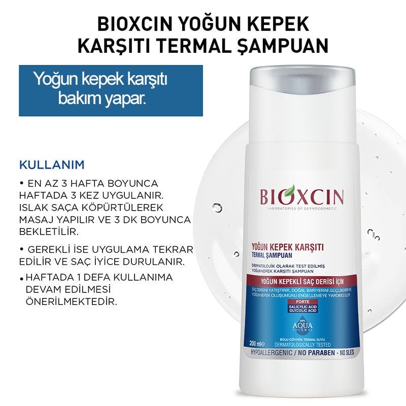 Bioxcin Aqua Thermal DS Yoğun Kepek Karşıtı Şampuan 200 ml