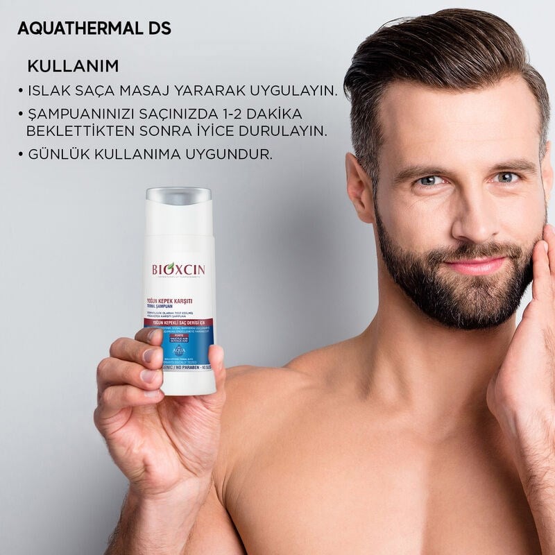 Bioxcin Aqua Thermal Kepek Karşıtı Termal Şampuan 300 ml + 200 ml Hediye