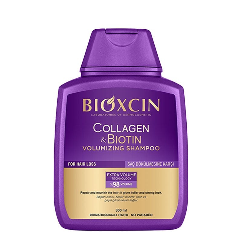 Bioxcin Collagen & Biotin Tüm Saç Tipleri İçin Hacim Şampuanı 300 ml