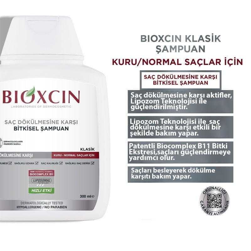 Bioxcin Genesis Kuru - Normal Saçlar İçin Saç Dökülme Karşıtı Şampuan 3 Al 2 Öde