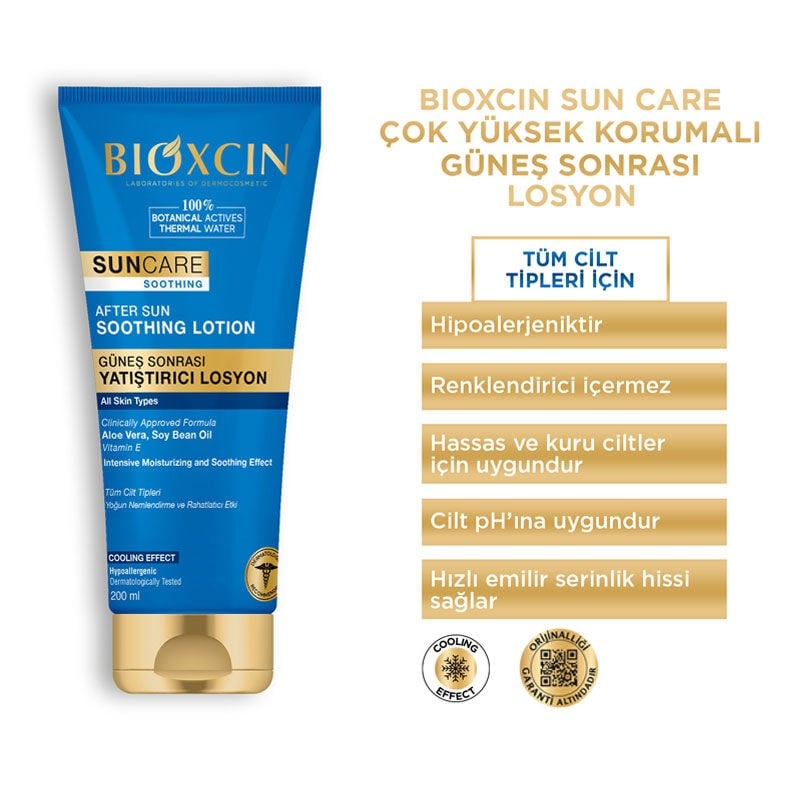 Bioxcin Sun Care Güneş Sonrası Yatıştırıcı Losyon 200 ml