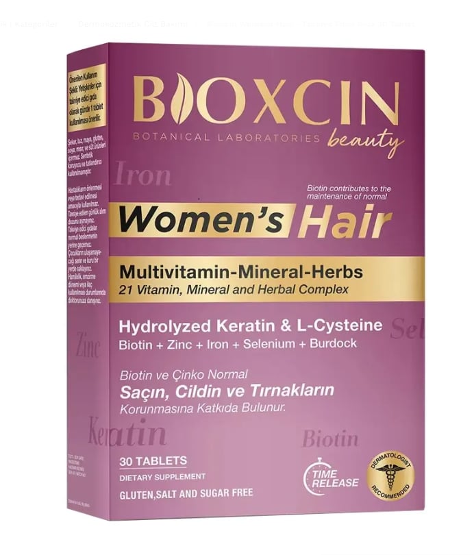 Bioxcin Womens Hair Multivitamin 30 Tablet