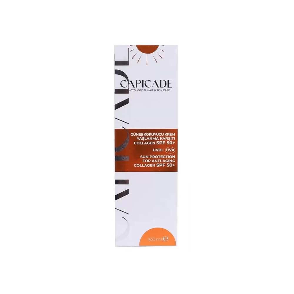 Capicade Yaşlanma Karşıtı SPF50+ Güneş Kremi 100 ml