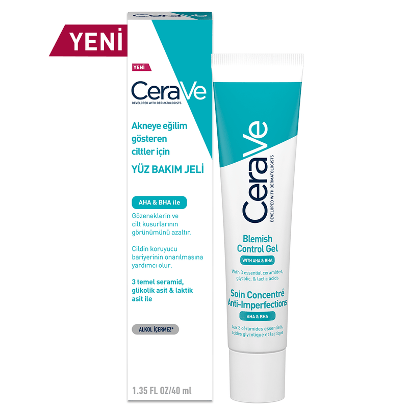 Cerave Akneye Eğilimli Ciltler İçin Yüz Bakım Jeli 40 ml