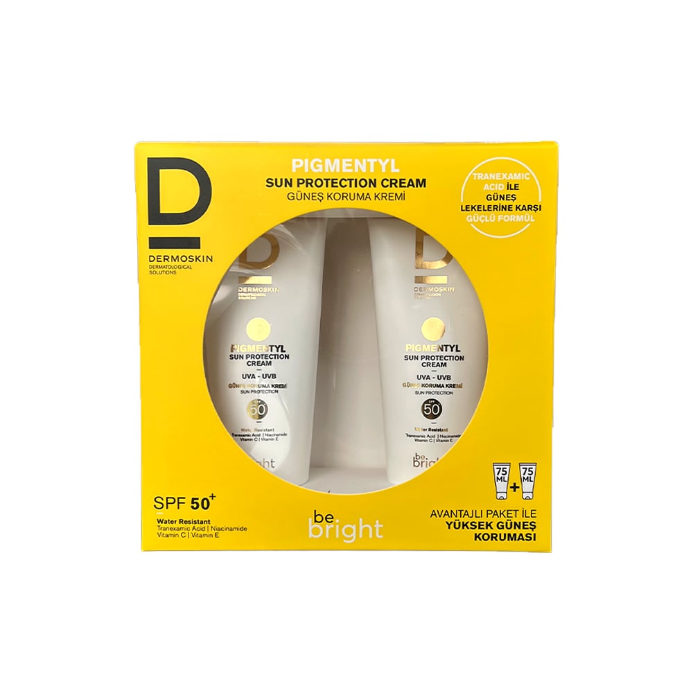 Dermoskin Pigmentyl Sun Protection SPF50+ Cream 75ml | İkili Paket