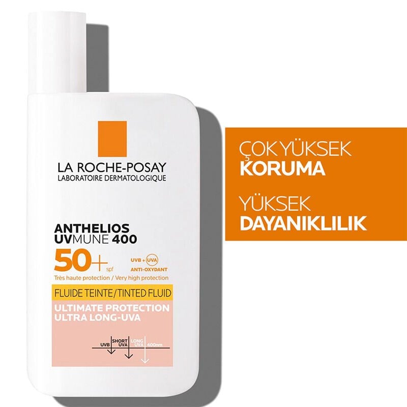 La Roche Posay Anthelios Uvmune 400 SPF50+ Shaka Fluide Tinted Hassas Ciltler İçin 