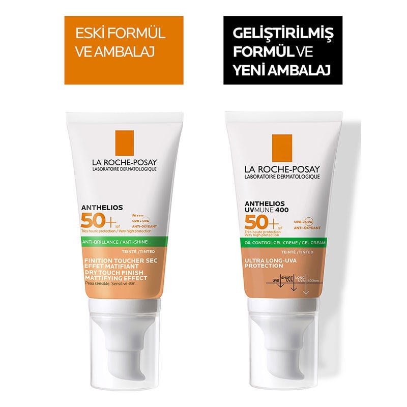La Roche Posay Anthelios XL SPF50+ Anti-Shine Dry Touch Tinted Yağlı Ve Hassas Ciltler İçin Güneş Kremi 50 ml