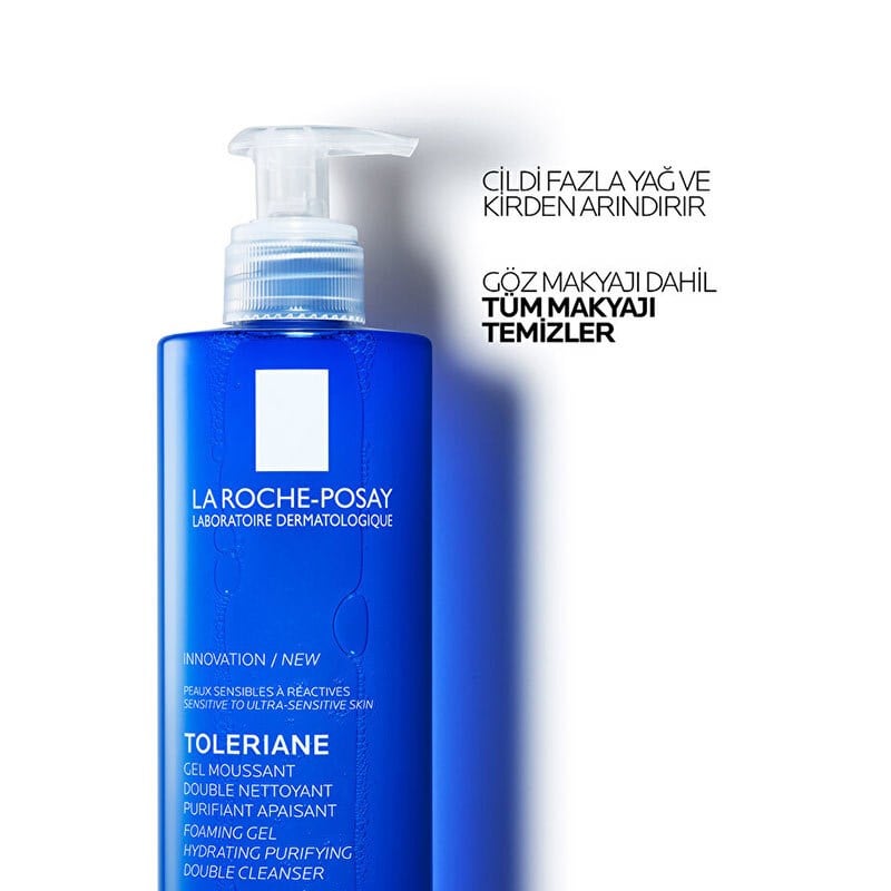 La Roche Posay Toleriane Hassas Ve Tüm Ciltler İçin Yüz Temizleme Jeli 400 ml