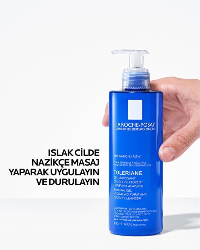 La Roche Posay Toleriane Hassas Ve Tüm Ciltler İçin Yüz Temizleme Jeli 400 ml
