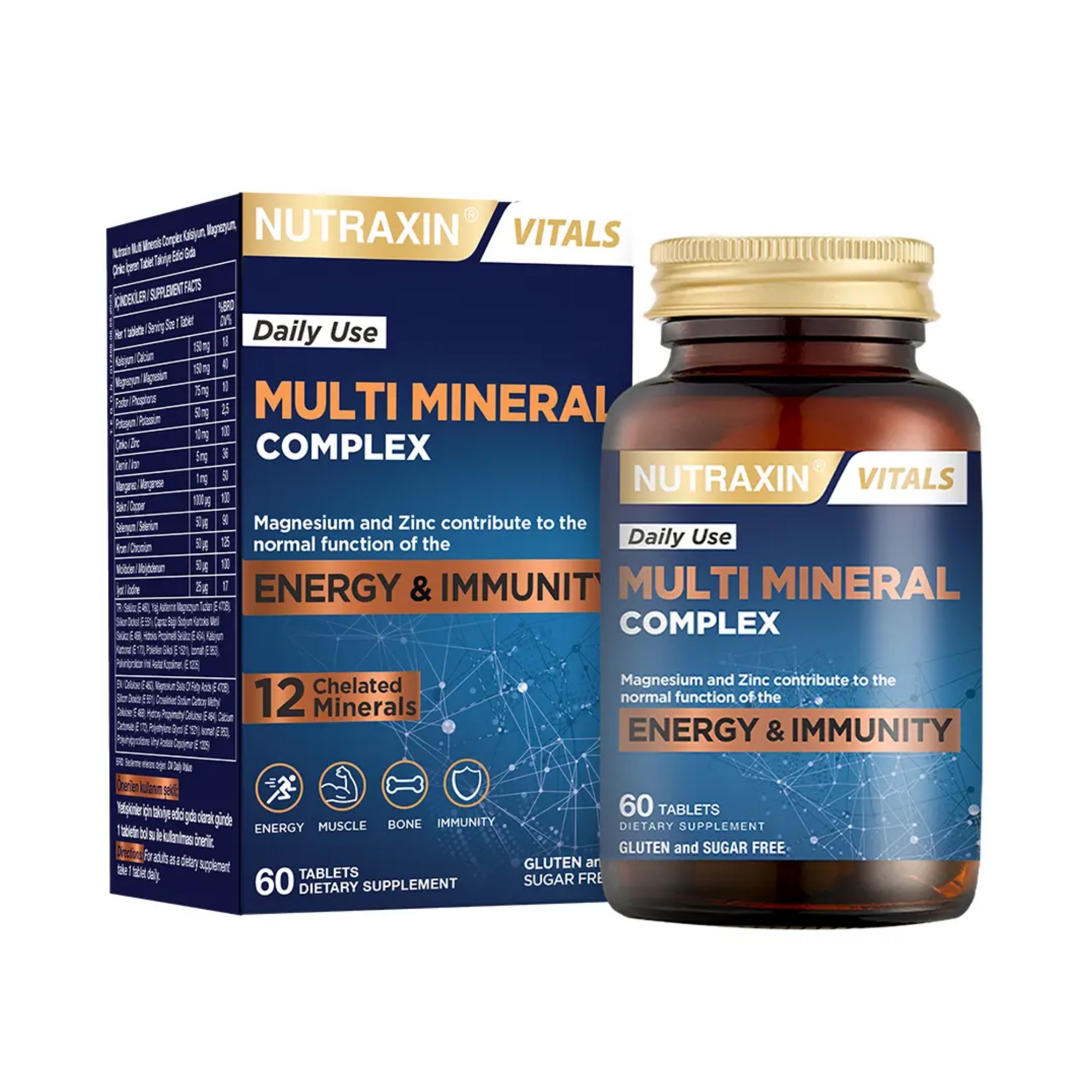 Nutraxin Multi Mineral Complex 60 Tablet