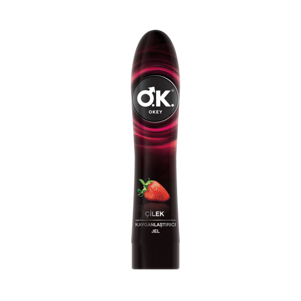Okey Çilek Aromalı Kayganlaştırıcı Jel 100 ml