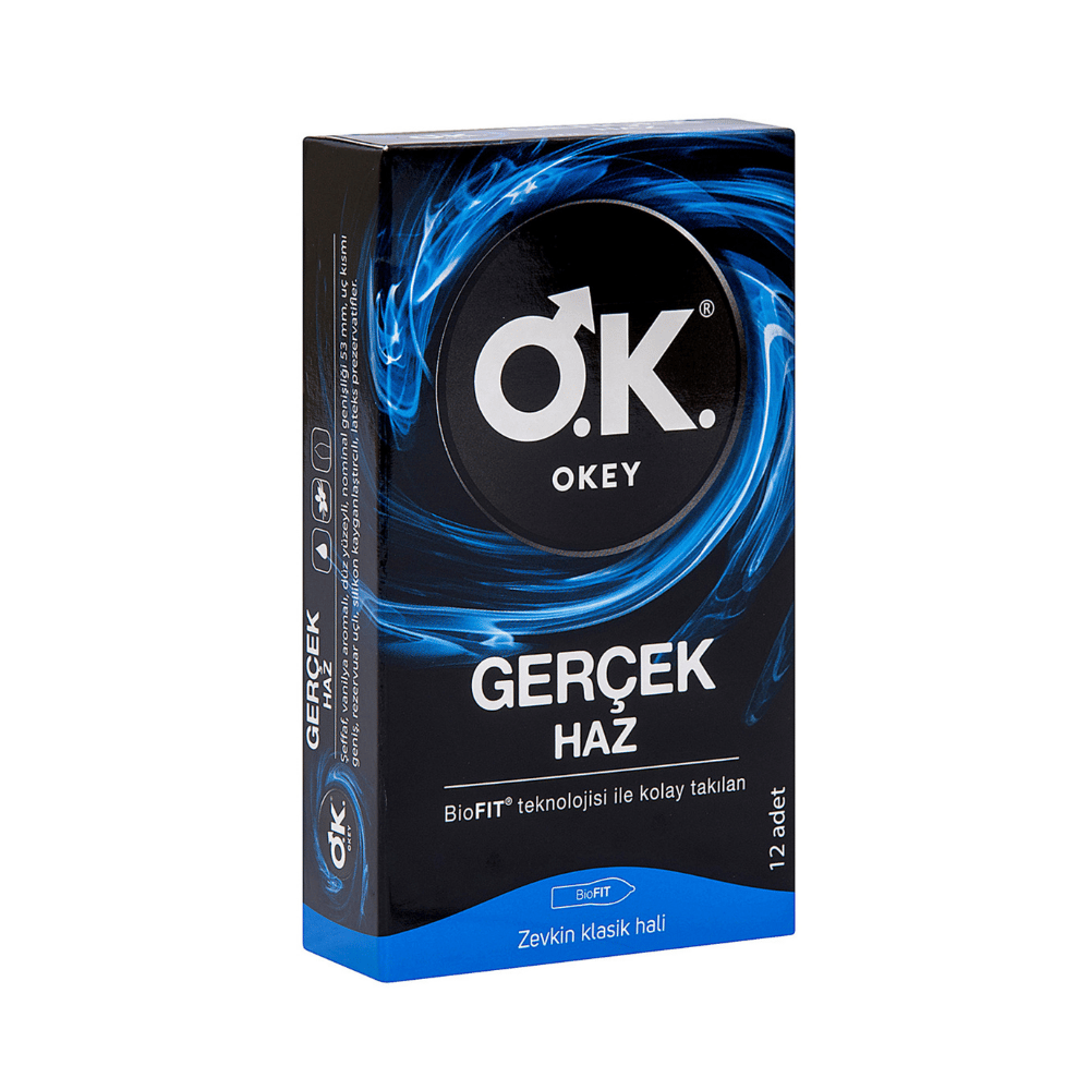 Okey Prezervatif Gerçek Haz 12'li