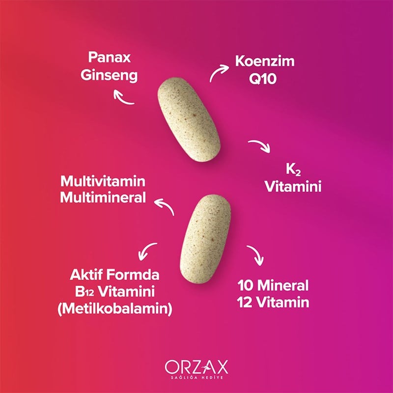 Orzax Ocean Daily One Energy 30 Tablet (YENİ AMBALAJ)