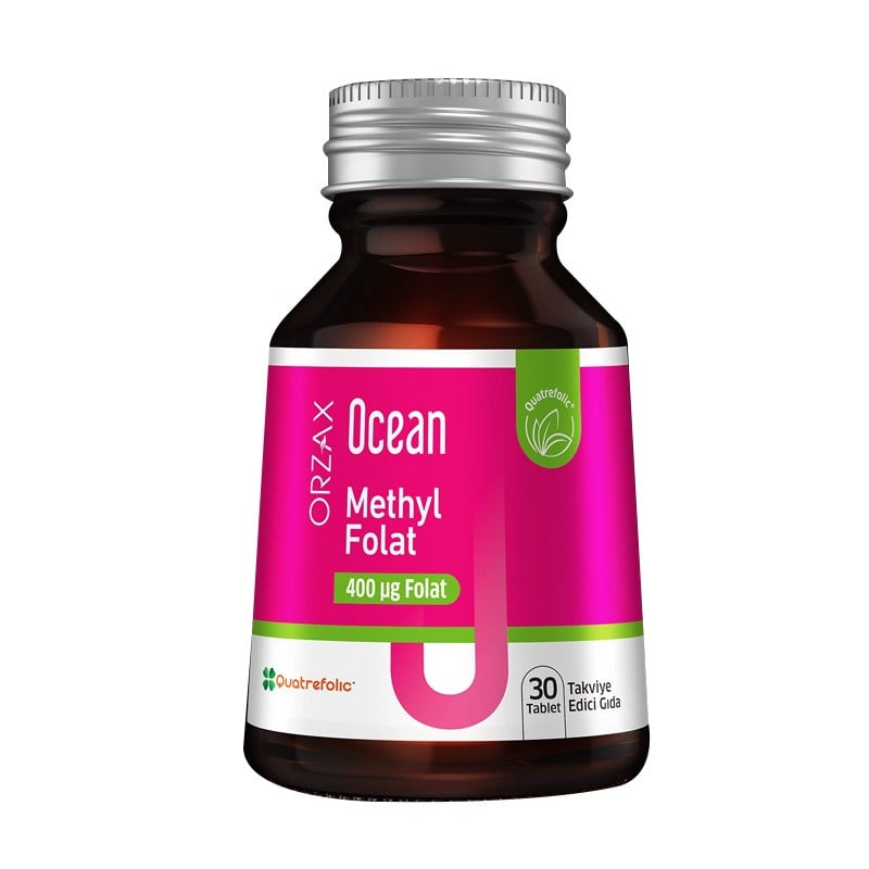 Orzax Ocean Methyl Folat 30 Tablet