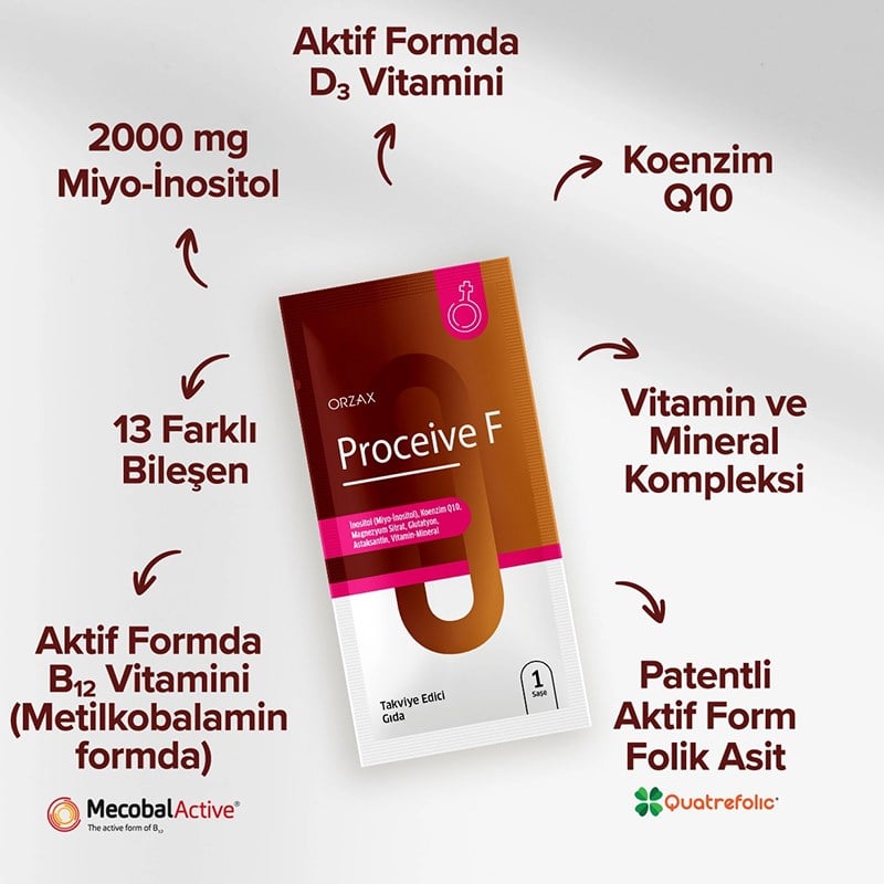 Orzax Proceive F 30 Şase Takviye Edici Gıda